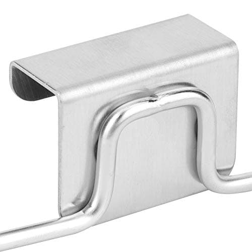 Rengue Stainless Steel Trash Bag Holder Hanging Rack Bracket for Kitchen Door Back Garbage Bag Organizer with Durable 430 Stainless Steel Space Saver — view 4