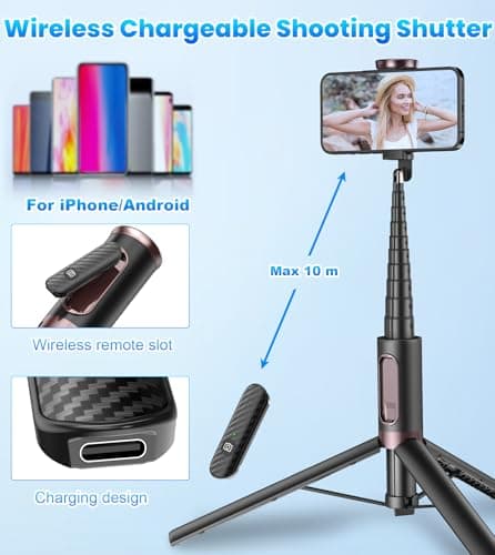 TONEOF 66" Selfie Stick Tripod Legs — view 4