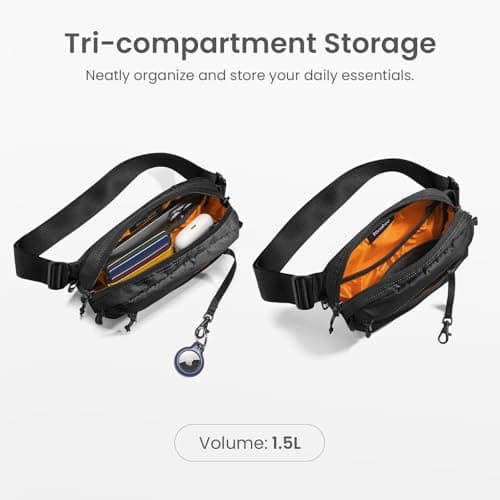 tomtoc Aviator-T33 1.5L Cross Body Sling Bag for Men/Women, RFID Blocking — view 4