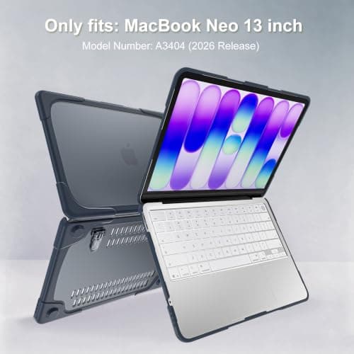 ProCase for MacBook Neo Case 13 inch 2026 Model A3404 A18 Pro -Indigo — view 2