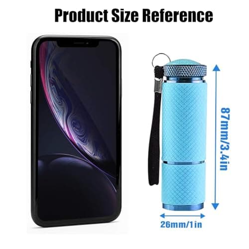 NIXRET Small Torch Super Bright with 9 LEDs, 4 Pack Torches Battery Powered, Camping Hiking Outdoor Gifts — view 4