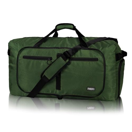 Fmeida 65L Foldable Travel Duffle Bag Waterproof Holdall Luggage Bags
