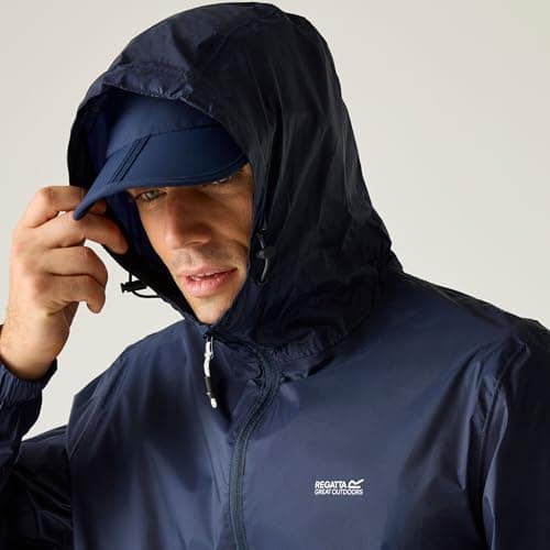 Regatta Mens Pack It III Waterproof Walking Jacket Pack-Away Breathable Lightweight — view 4