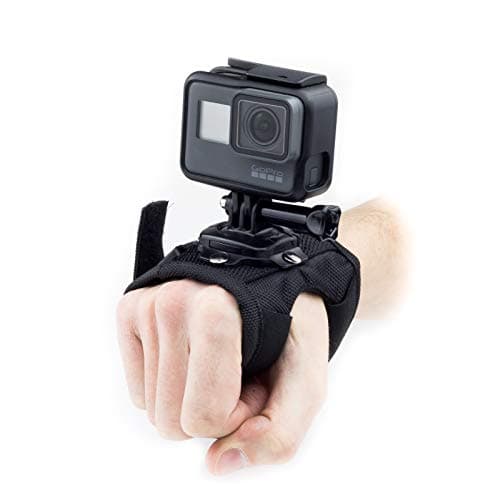 Digicharge Action Camera Hand Mount Wrist Strap Compatible For GoPro Lit Hero Hero13 13 Hero12 12 Max 2/ DJI Osmo Action 5 / Hero 11 Mini 10 9 8 Akaso Crosstour Campark Apeman Camkong Go Pro Cam