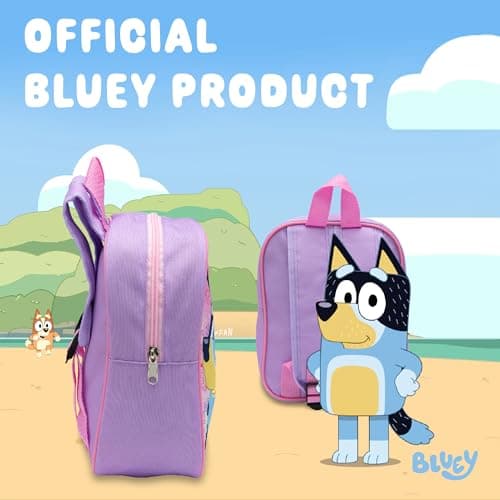 Bluey Kids Backpack Preschool Bag Toddlers Girls Mini Nursery Rucksack - Ages 1-3 years - Pink — view 4