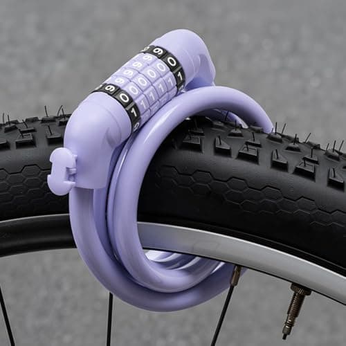 Bicycle Lock 6 Digit Combination Cable Lock For Bike Motorcycle — view 2