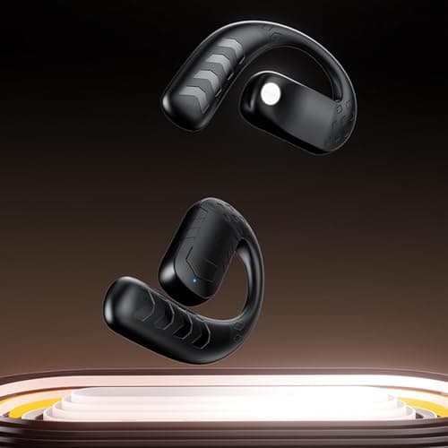Wireless Earbud - Monaural Headphones with Clear Audio, Comfortable Earbuds | Hands- Calls for Work and Travel, Lightweight Ergonomic Earpiece with Noise Isolating and Playti es — view 5