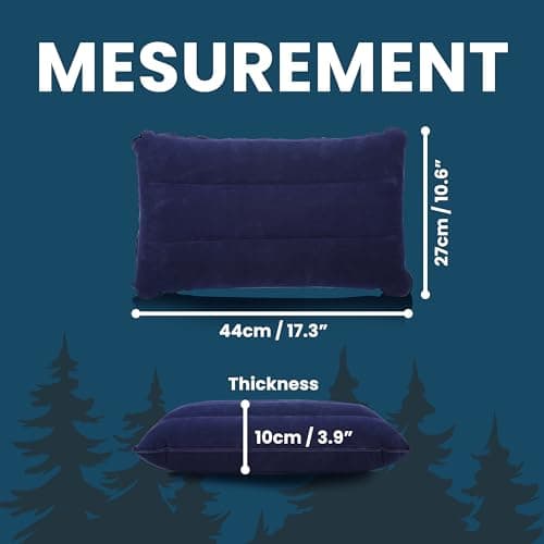 2 Pcs Inflatable Pillows for Camping, Outdoor Blow Up Pillows For Camping — view 6