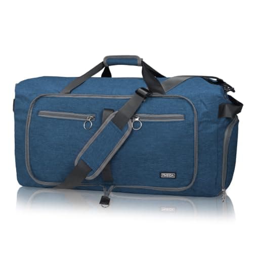 Fmeida 65L Foldable Travel Duffle Bag Waterproof Holdall Luggage Bags