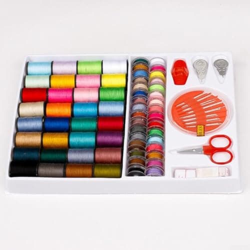 Complete Sewing Kit Travel Case with Scissors Needles Thread — view 4
