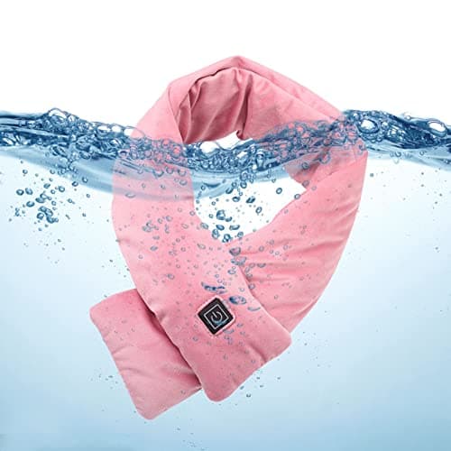 Heated Neck Warmer for Pain, Neck and Shoulder Heat Pad, Heated Scarf for Women and Men with Rechargeable Battery, Electric Scarf Heat Scarves,7 Adjustable Vibration Intensities Heating Pad — view 3