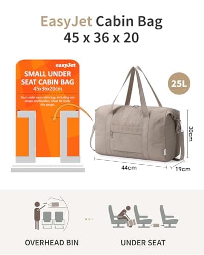 Narwey Easyjet Underseat Cabin Bag 45x36x20, Easy Jet Under Seat Cabin Bag — view 2