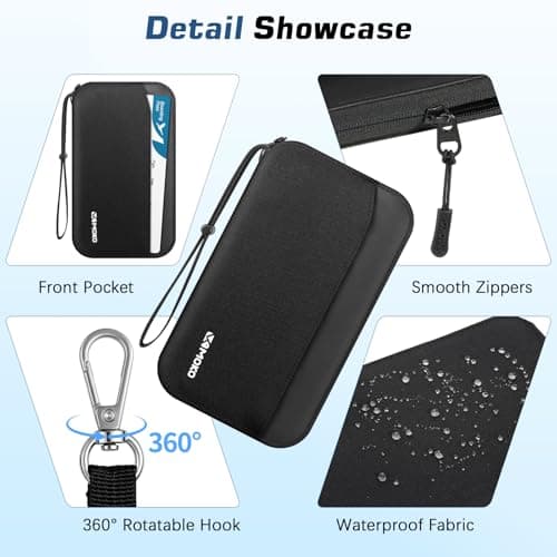 MoKo Family Passport Holder for 5 with AirTag Holder — view 5