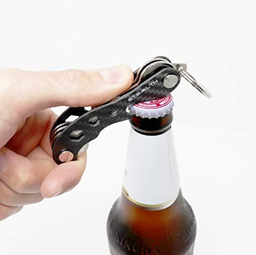 Stealth Pocket Key Holder - Carbon Fibre Key Organiser with Bottle Opener — view 6
