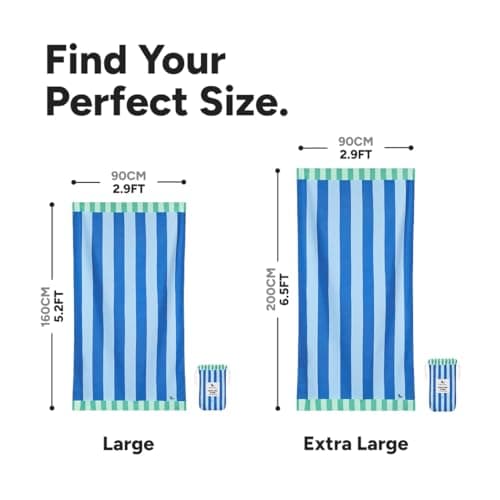 Dock & Bay Quick Dry Beach Towel - Blue Sky, Extra Large — view 5