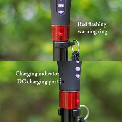 Seniors Walking Stick - Adjustable Folding Cane | Travel Folding Cane with LED Light, Alarm, Radio, and Cushioned Handle, Portable Walking Stick Perfect for Elderly and Disabled Men and Women — view 2