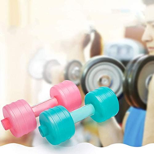 2Pcs Water Filled Dumbbells, Adjustable Water Fillable Weights for Travel Water Dumbbells for Men and Women, Eco-Friendly Water Weights Set for Home Gym Workout Bodybuilding Weight Lifting — view 3