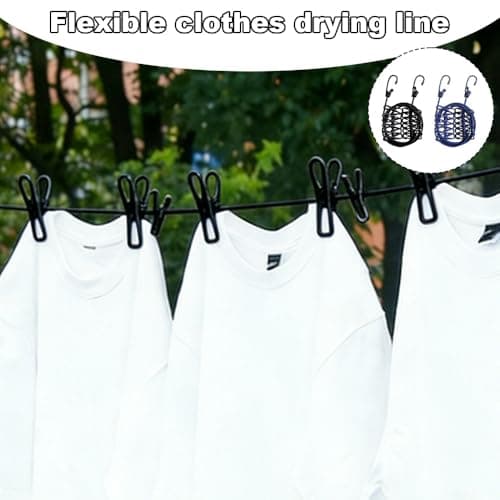 XINGSUI 2 Pcs Travel Washing Line,Portable Clothesline,for balcony,outdoors — view 6
