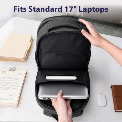 MATEIN Travel Laptop Backpack,17 Inch Large Backpack Bag for Work, School — view 2