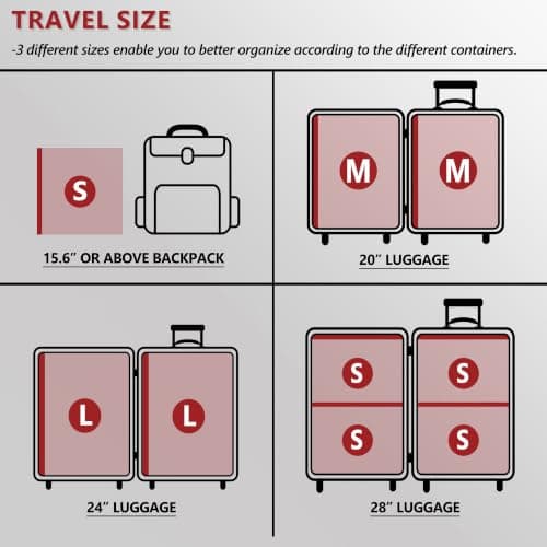 Vacuum Storage Bags for Travel with Wireless Electric Pump, 15 Combo — view 4