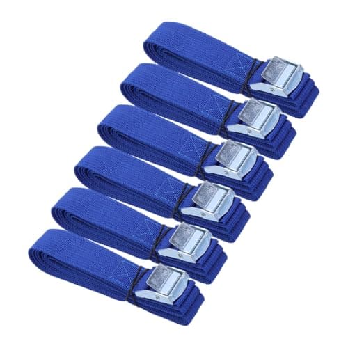 LALADEFIEE 6pcs Polyester Lashing Straps Quick Release Buckles for Car Trunk Organizer
