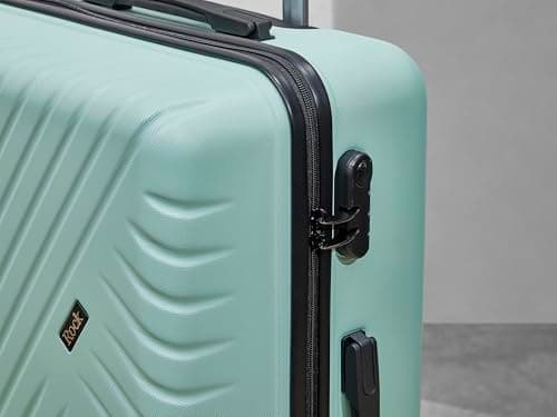 Rock Santiago Small 31L Hard Shell Suitcase - Mint Green — view 4