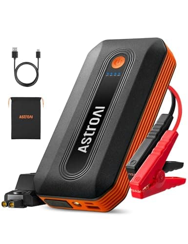 AstroAI B8 Car Jump Starter Power Pack (7.0L Petrol/5.5L Diesel), Orange