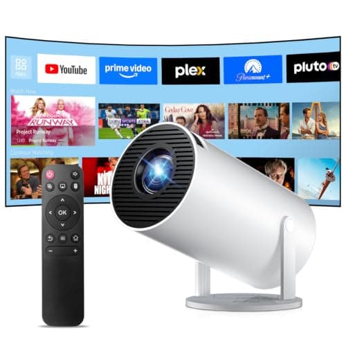 HY300Pro 2026 Upgraded Mini Projector WiFi6 Bluetooth 5.4,4K/ 8K Support