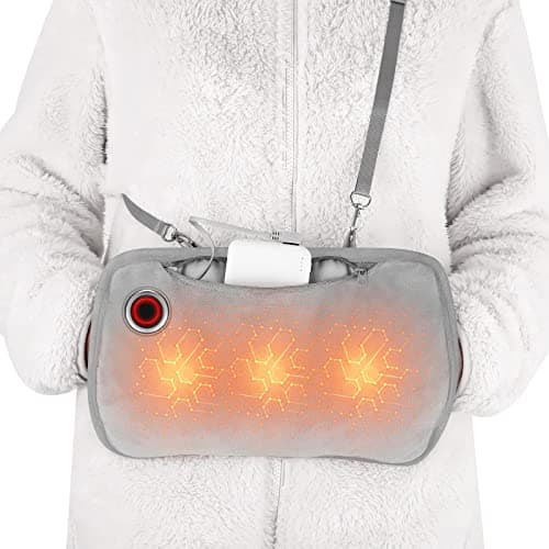 Hand Warmers Rechargeable, Portable Graphene Heated Gloves Handwarmers Bag