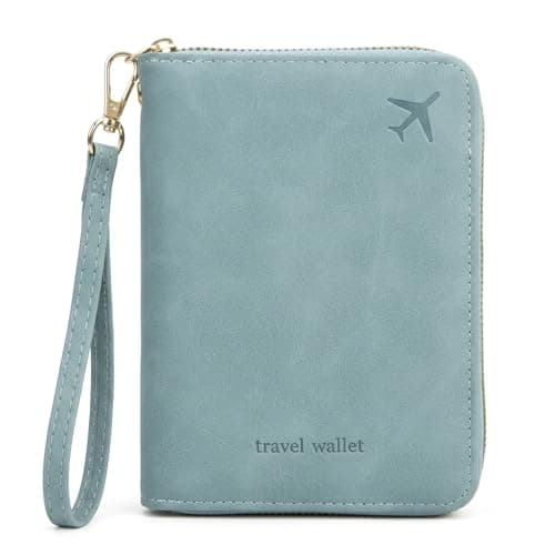 ZPLASK 1PC Passport Holder, Passport Holder Travel Wallet, Lightweight Passport Cover, Portable Secure Document Organiser, Practical Passport Wallet for Daily and Travel Use