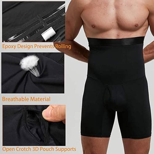 Compression Briefs - 0.3in Waistband Tummy Trainer, Stretchy Fabric Wear — view 3