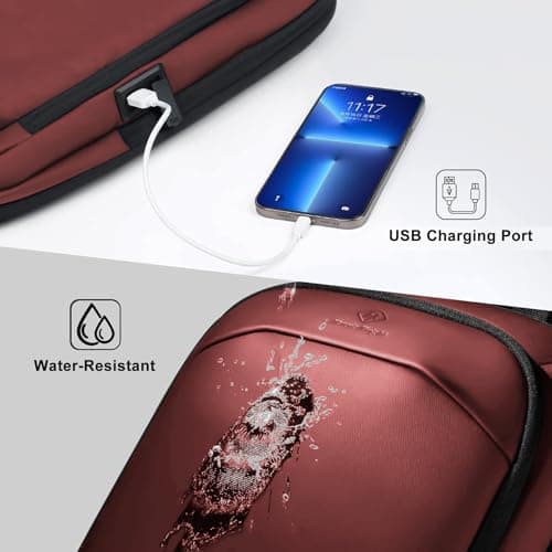 HEROIC KNIGHT Slim Laptop Backpack, Fits 17.3 Inch — view 2