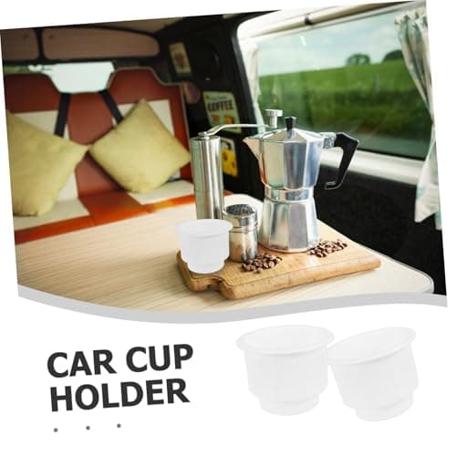 KOMBIUDA Boat Cup Holder 8 Pack Plastic White Marine Drink Holder — view 3