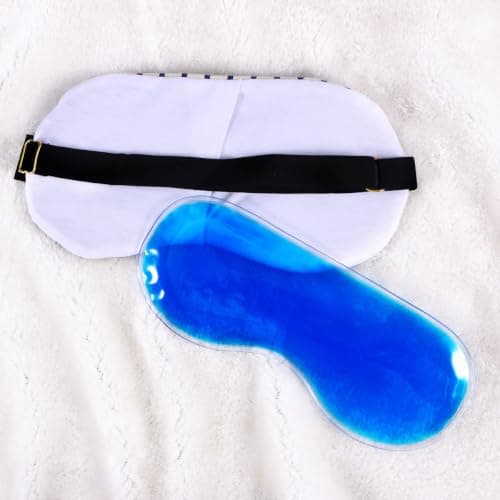 3D Cotton and Linen Sleeping Mask with Adjustable Strap — view 5