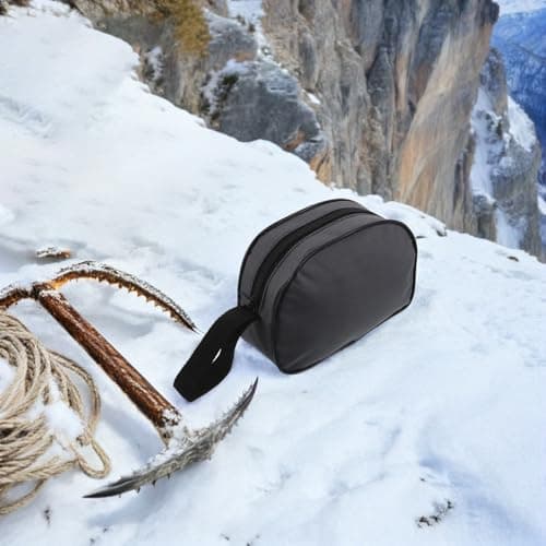 MAJORMENCH Portable Oxford Cloth Snow Crampon Bag with Abrasion Resistant Design for Hiking and Camping Sturdy Crampon Storage Pouch Compatible with Snow Shoe Grips — view 5