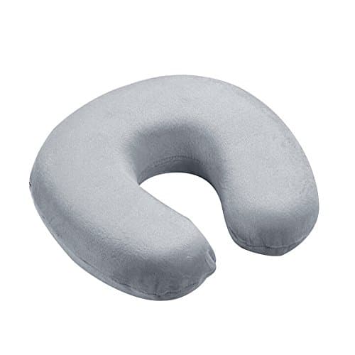 Dream Garden Comfort Memory Foam U Shaped Pillow Neck Support Head Rest Cushion (gray)