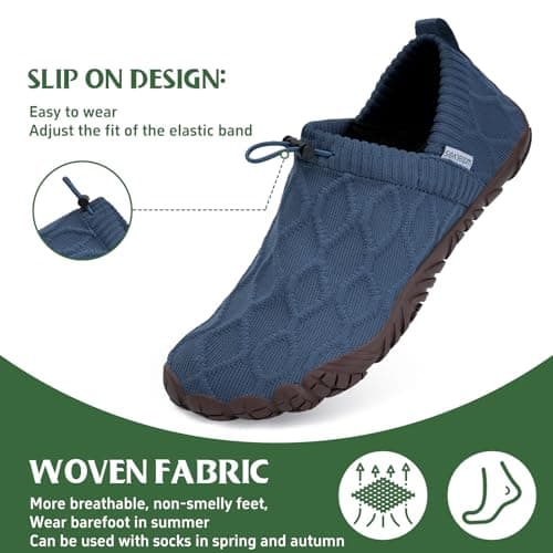 WateLves Barefoot Water Shoes Women Men Minimalist Comfortable Walking Shoes Beach Outdoor Running Sneakers Malad Blue, EU 39 — view 2