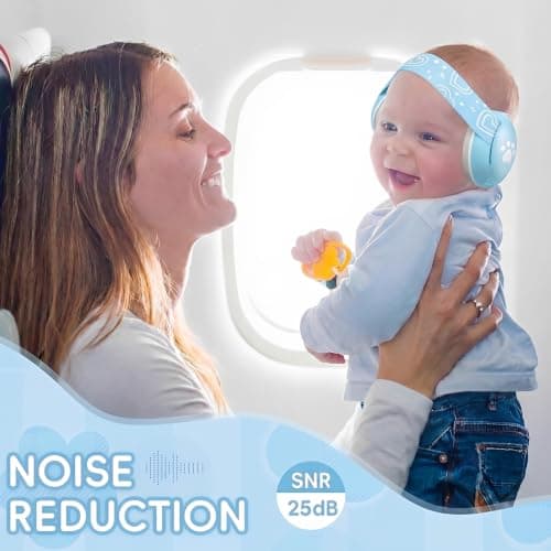 Baby Ear Defenders for 0-36 Months, Soft Adjustable with Noise‑Reduction — view 5
