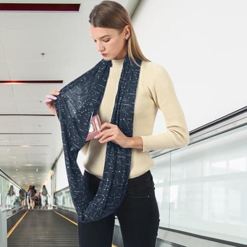 Pocket Scarf Sun Protection Anti-Theft Shawl — view 3
