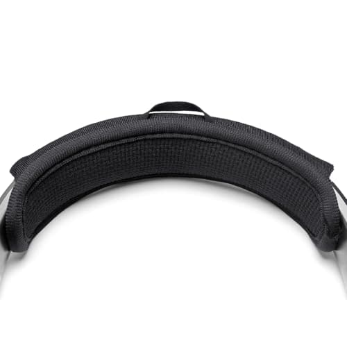 Voarmaks Headband Cushion Cover Compatible with Anker Soundcore Space One, Space One-Pro, Space 1 Pro, Active Noise Cancelling Headphone, 6mm Thick Cushion, No Wobble Zipper Slider, with Hanging Loop — view 6