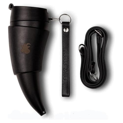 wdcfxy 12oz Viking Horn Shaped Stainless Steel Travel Coffee Mug