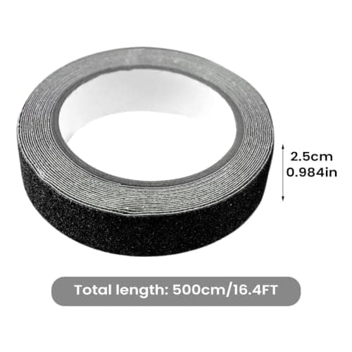 Hamster Wheel Strip | Anti-Slip Adhesive Sandy Strip | 500cm Hamster Wheel Nail Trimmer Tape | for Small Medium Senior Sugar Glider Squirrel Chinchilla Outdoor Indoor Cage Travel — view 6
