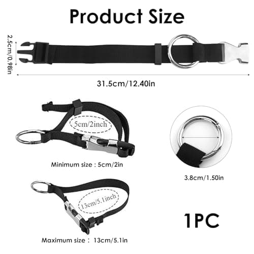 Add a Bag Luggage Straps Heavy Duty Baggage Suitcase Belts Jacket Gripper Holder Adjustable Fixed Clip Straps with D-Ring Buckle&Hook Carry Clip Strap Travel Accessories for Bag,Coat,Backpack, Black — view 2