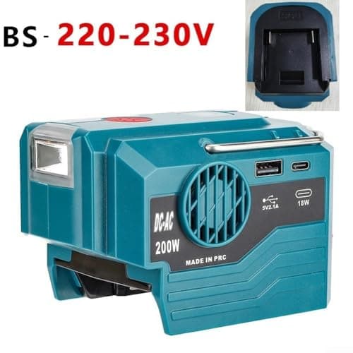 Minhe User Friendly 200W Power Inverter Generator Made For For Bosch 18V Batteries, Convenient Outdoor Solution(BS-220V) — view 6