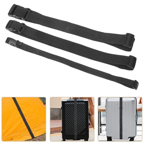 Healvian Adjustable Waist Strap Extender for Fanny Pack and Backpack - 39 Inch Nylon Buckle Belt for Secure Luggage and Travel Gear — view 6