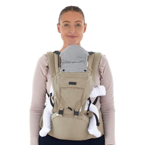 Puggle Comfort 6-in-1 Newborn to Toddler Baby Carrier - Truffle — view 2