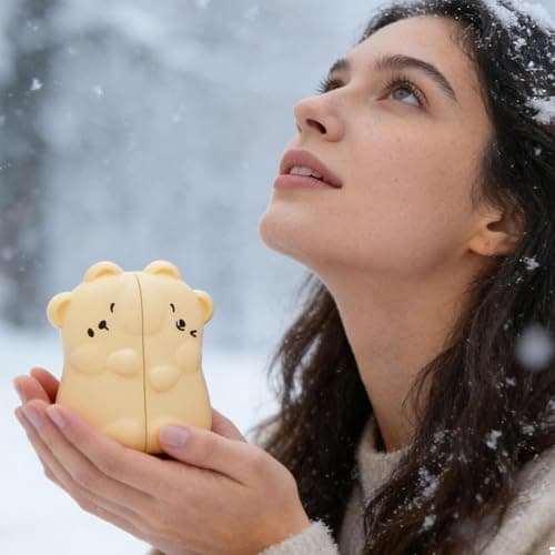 Kids Rechargeable Hand Warmers | 3 Levels Cute Bear Magnetic Long Lasting Outdoor Heater,Kids Hand Warmers | for Winter Indoor Home School Offices Work Skiing Hiking Walking Commuting Daily — view 2