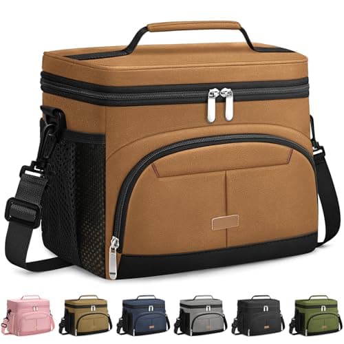 Pritent Lunch Box for Men Women Insulated Lunch Tote Cooler Bag Lunchbox
