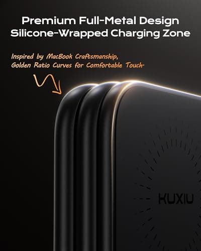 KU XIU X40 Turbo 3-in-1 Magnetic Wireless Charging Station Qi2.2 25W Fast — view 6