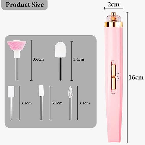 Rechargeable Electric Nail Drill 5-in-1 Manicure & Pedicure Nail Kit — view 3